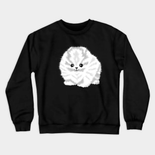 Cute white dog Crewneck Sweatshirt